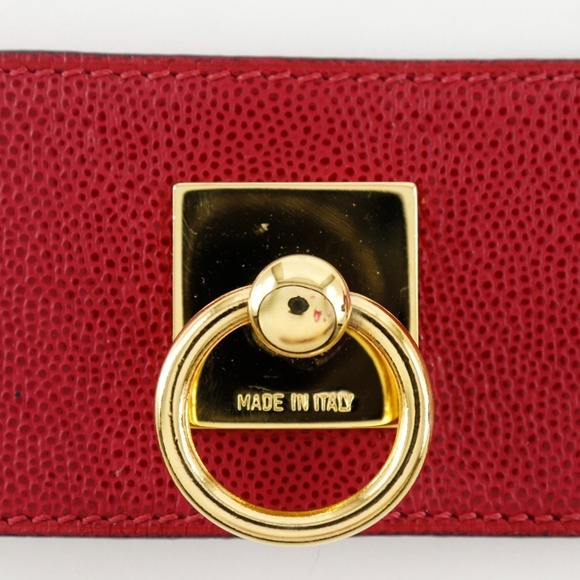 Celine Mantel Chain Belt in Red/Gold Leather for Women - Picture 12 of 16